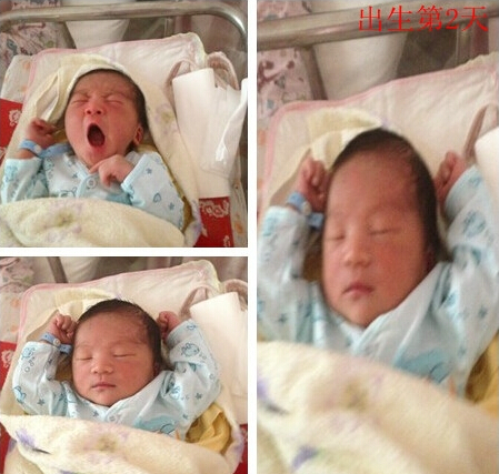喜获男宝,特来交产经啦!