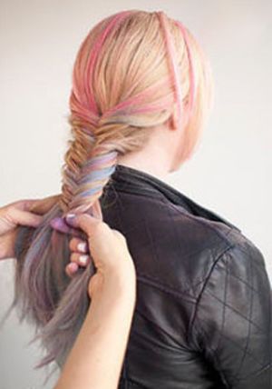 12-15岁大童编发鱼尾辫,简单时尚的鱼尾辫编发