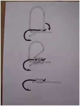 锚钩和主线的绑法图解,钓鱼如何绑钩图解视频