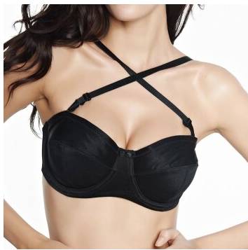 露背露肩bra,露背吊带bra穿法