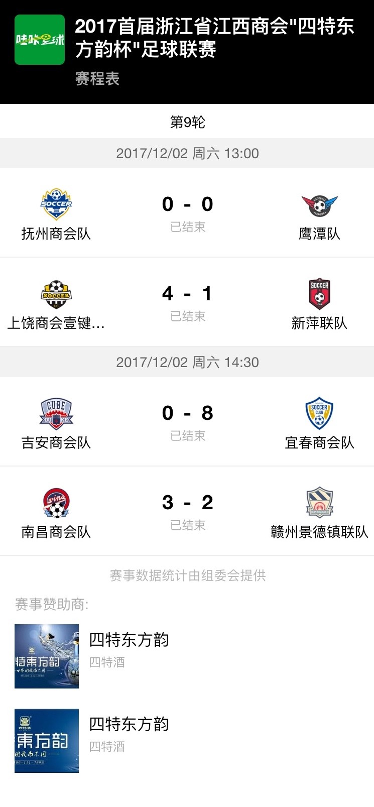 浙江省第五届江西商会足球赛,浙江省江西商会第四届