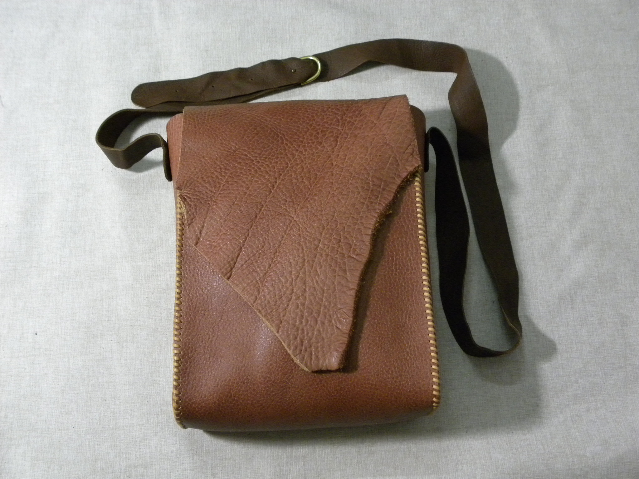 牛皮手作包,100%纯手工牛皮包