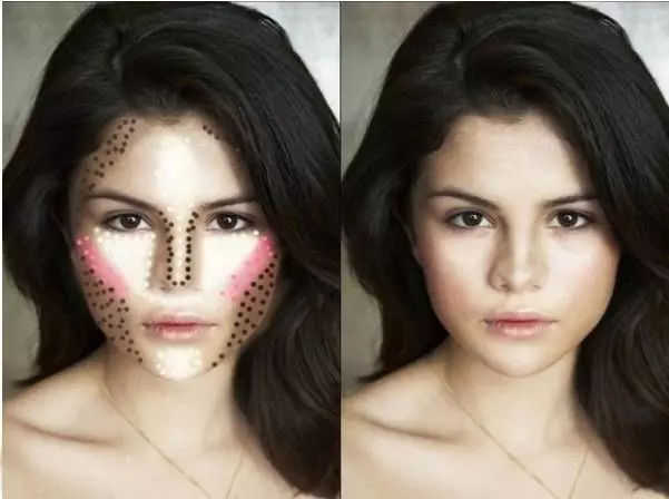 精致小v脸的正确方法,立体小v脸的画法