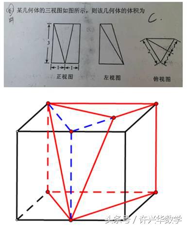 由三视图还原几何体的方法及技巧,立体几何三视图还原技巧高中