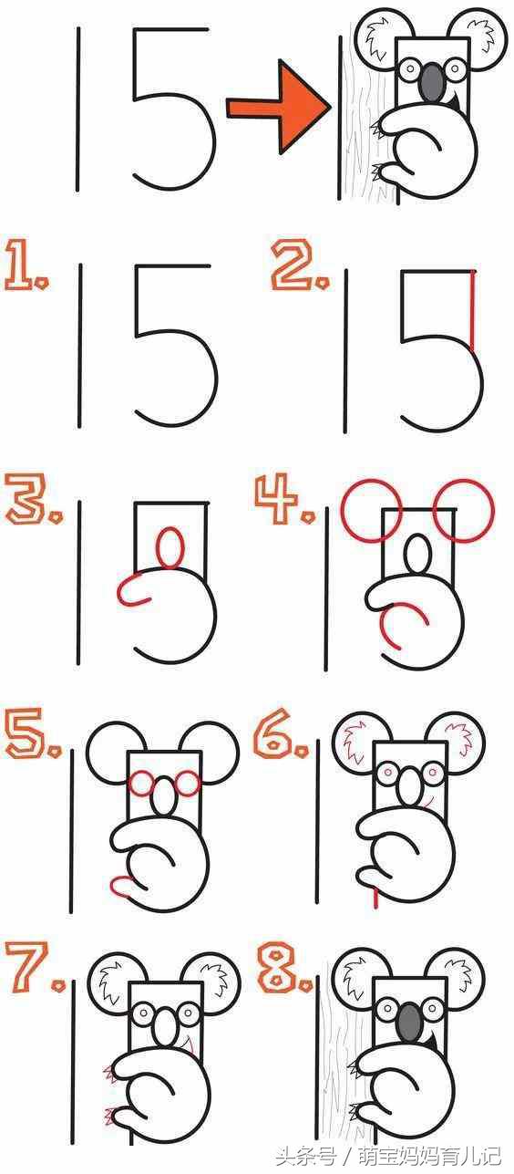 手工画儿童简笔画基础入门,画超萌超可爱超级简单简笔画