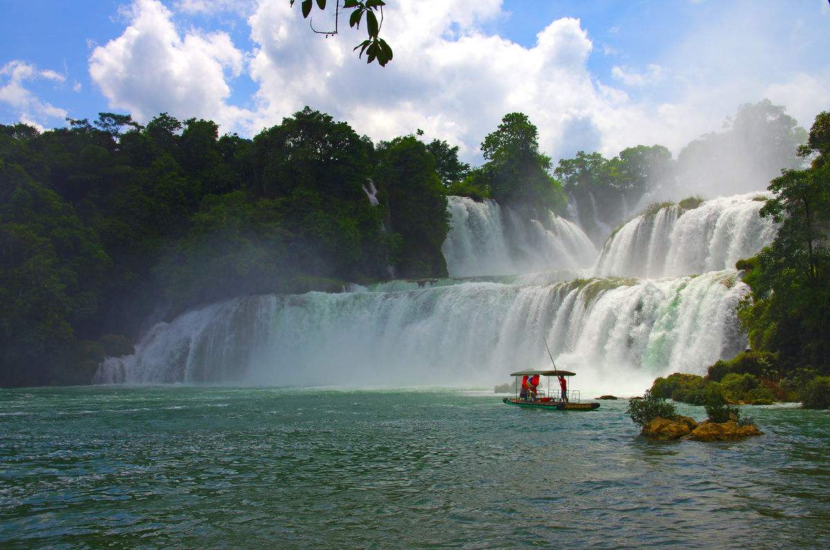 中国顶级黄果树瀑布美景,美丽的黄果树瀑布人间仙境美如画