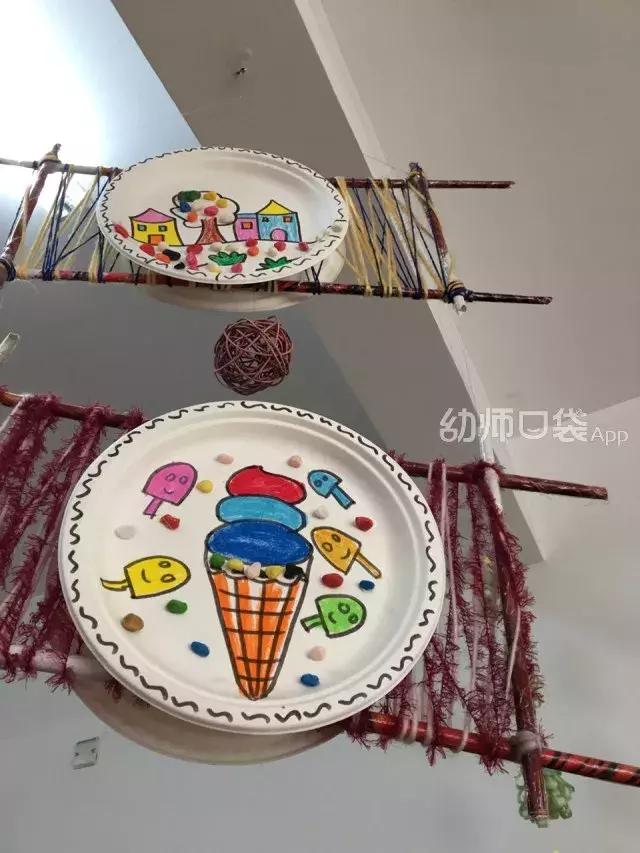 废旧物品手工吊饰小学,幼儿园废旧灯泡手工制作吊饰
