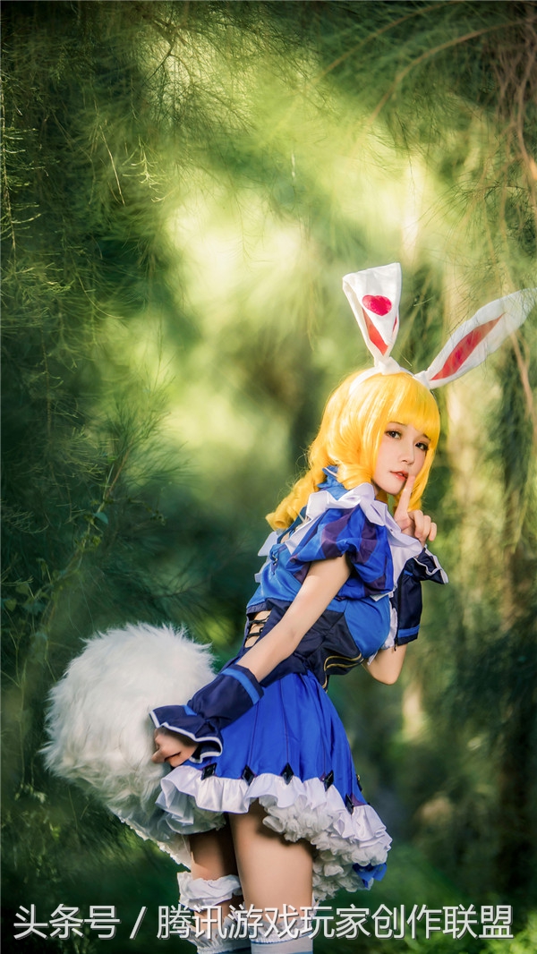 妲己cosplay爱丽丝,cosplay妲己爱丽丝梦游仙境