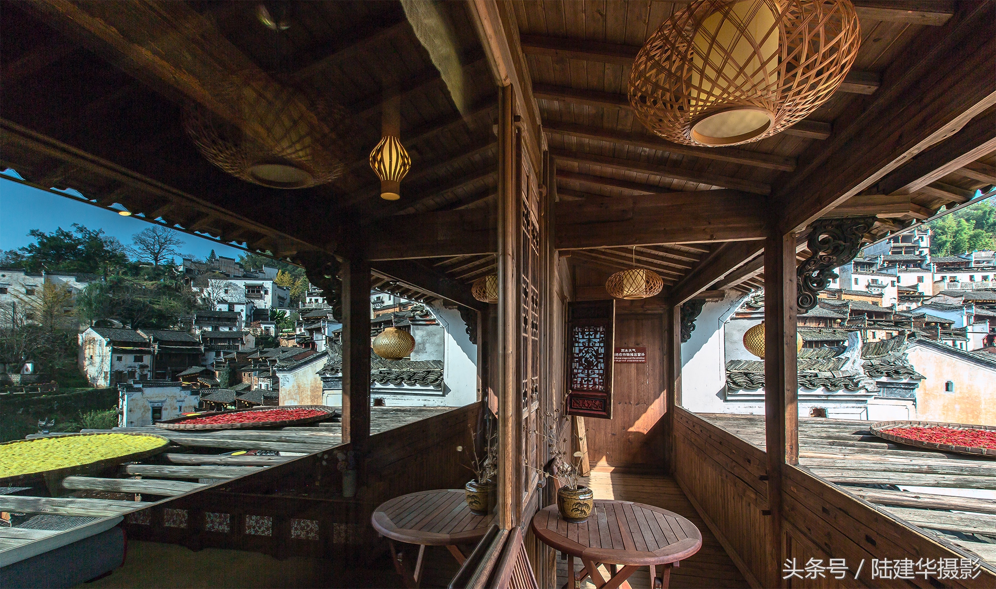 婺源篁岭最美村落,婺源有着中国最美山村称号