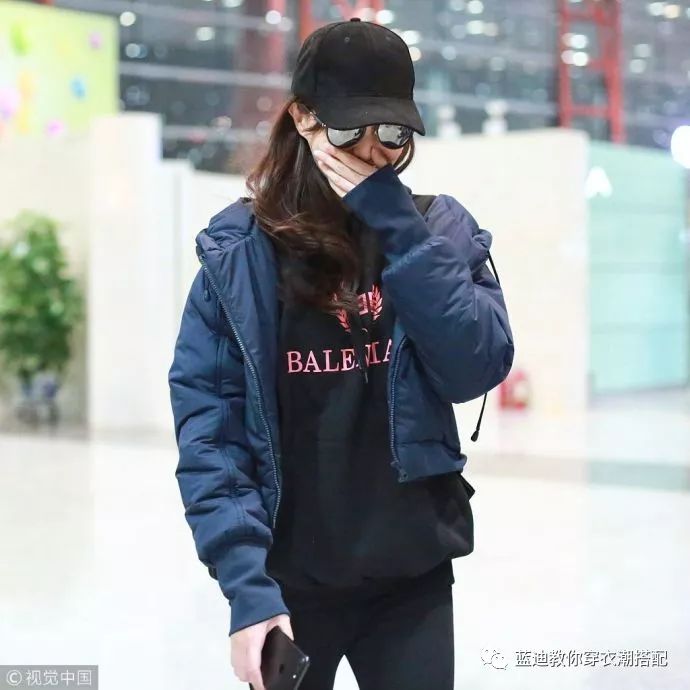 明星同款春款唐嫣日常穿搭,明星服装搭配女唐嫣