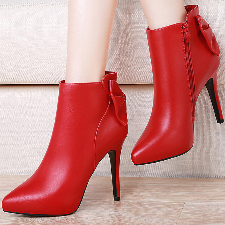 女神必穿高跟鞋,女神必备的短靴