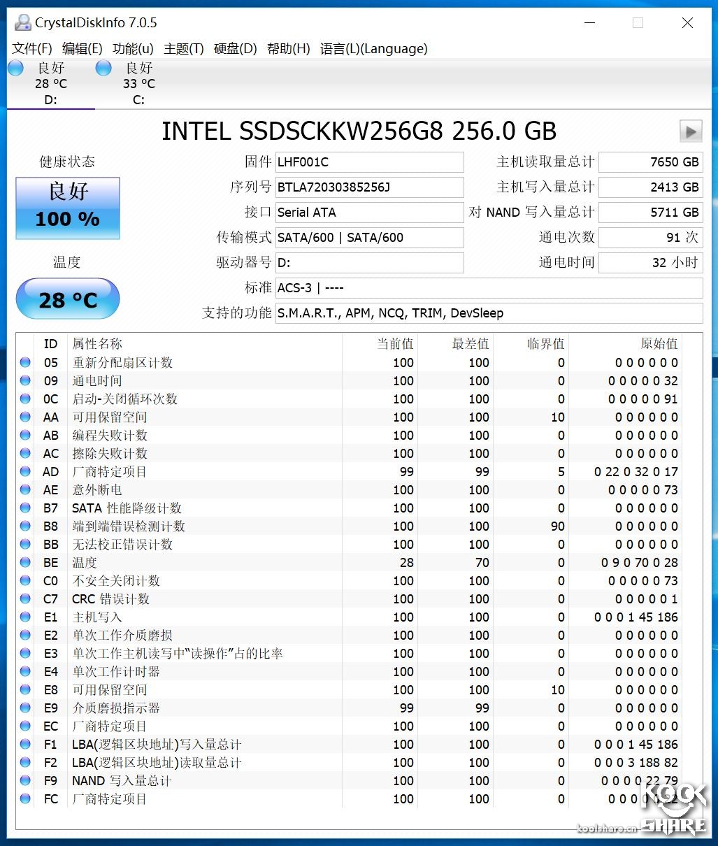 intel545s固态硬盘,英特尔545s固态拆解