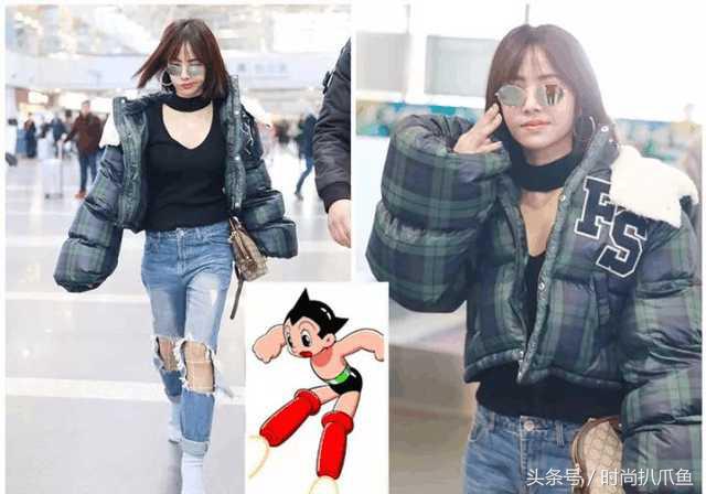 刘雯、蔡依林COS阿童木，佟丽娅COS巨型垃圾袋，为了保温太拼了