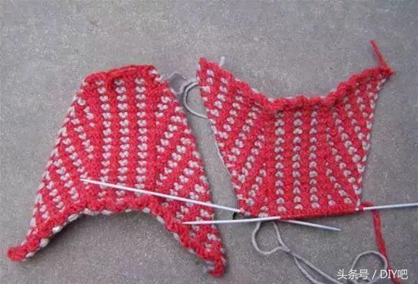 毛线拖鞋棒针编织教程全过程,棒针粗毛线拖鞋编织教程全过程