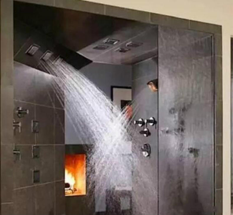 浴室花洒怎么装墙上,浴室花洒套装怎么装