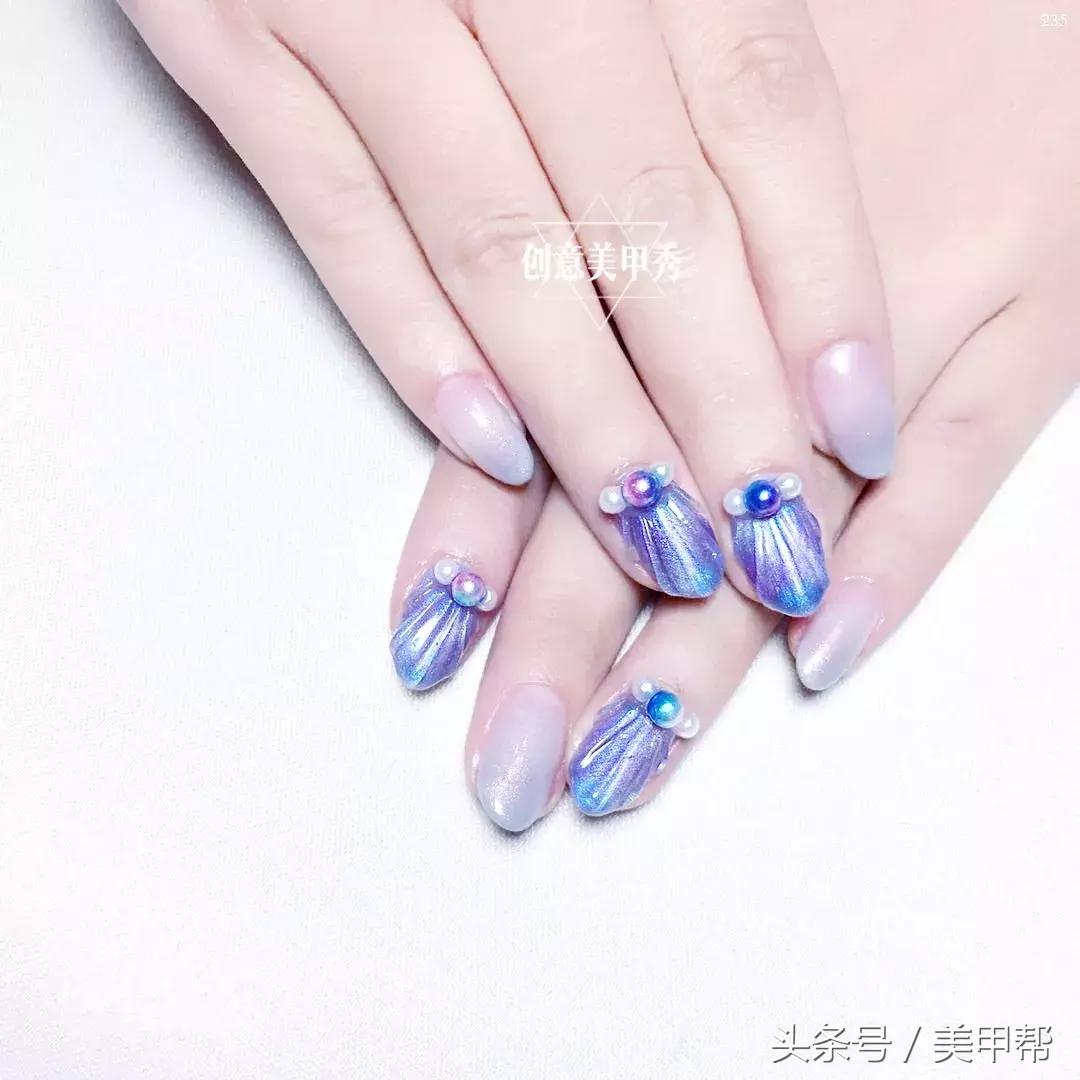 好看的美甲图片2021网红爆款美甲,2017年8种爆款美甲你做过几种