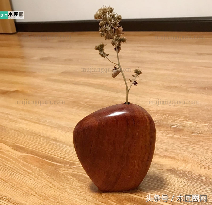 家里自制插花瓶,木工花瓶造型的画法