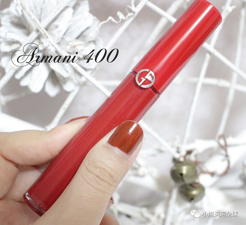 阿玛尼400唇釉的正确涂法,阿玛尼红管唇釉400试色黑黄皮试色