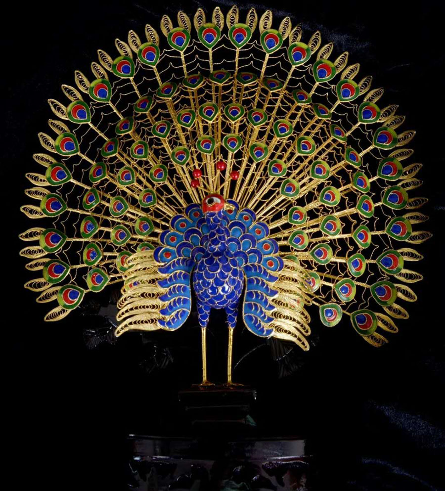 景泰蓝花丝镶嵌,景泰蓝当代大师刘永森作品