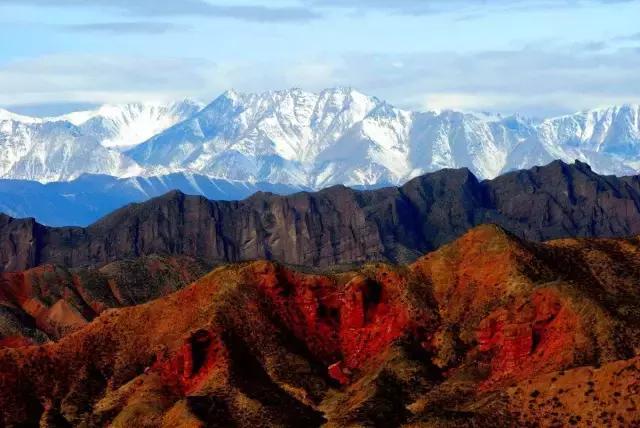 张掖丹霞冬季旅游,张掖旅游景点冰沟丹霞旅游攻略
