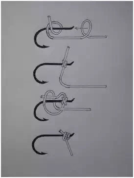 钓鱼主线绑钩方法图解,翻板钩的最佳绑法图解