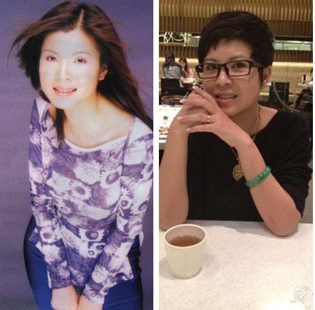 8090年代明星今昔对比,40多位港台歌星今昔对比