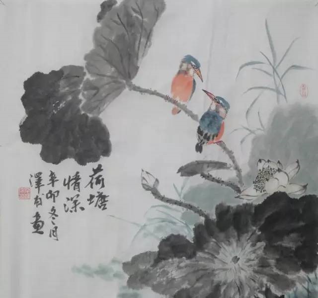 一卷芸编淡淡香,小村旧事未模糊邺下村童/栗泽甫诗画选