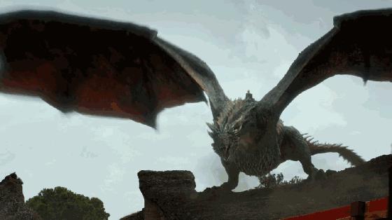 权力的游戏第几集龙妈的龙出来,权力的游戏现实中的龙妈