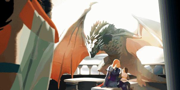 权力的游戏第几集龙妈的龙出来,权力的游戏现实中的龙妈