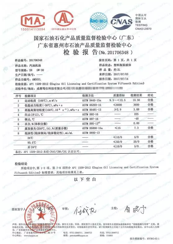 各款机油测评,车界大v