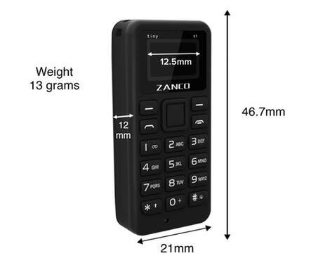 世界上最小的手机大拇指怎么按都容易误操作