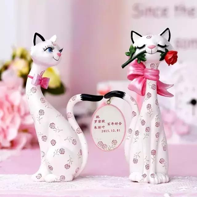 陶瓷摆件猫 (瓷摆件猫)