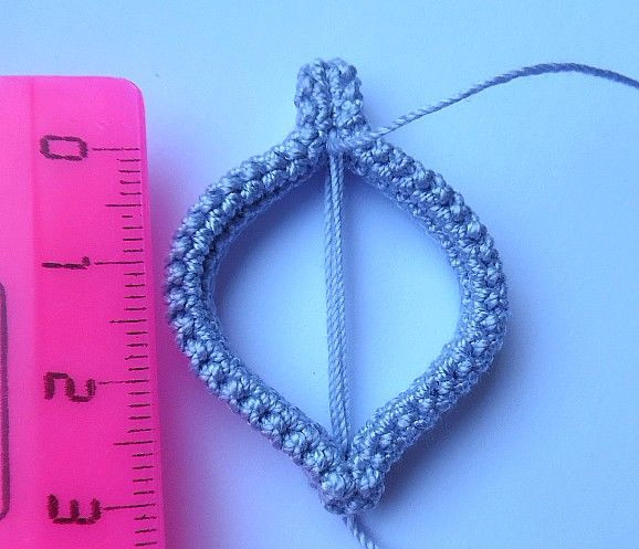 爱尔兰蕾丝钩编项链系列教程之大叶