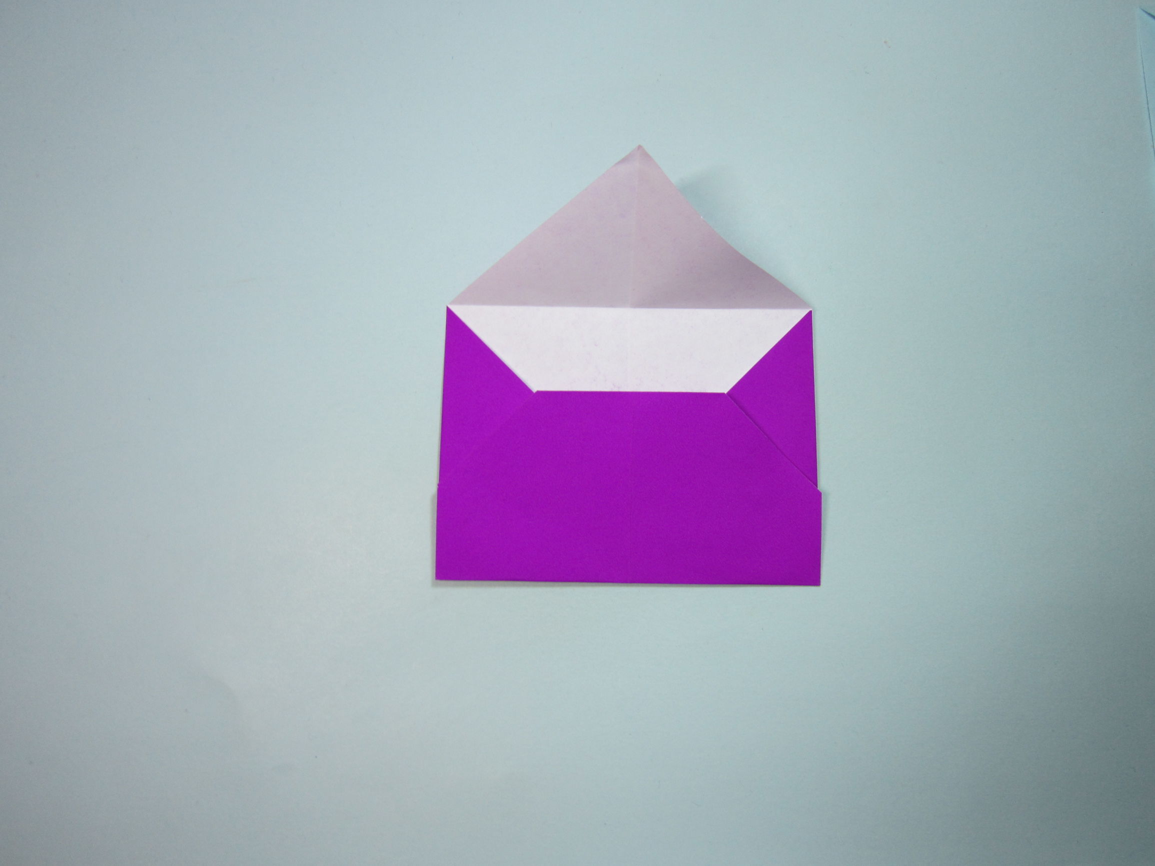 折纸信封折法简单容量大,正方形折纸大全简单易折信封