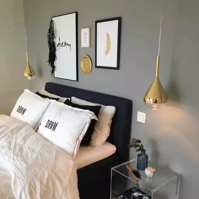 卧室都是灰色搭配什么床品好看,粉灰卧室怎么搭配床品