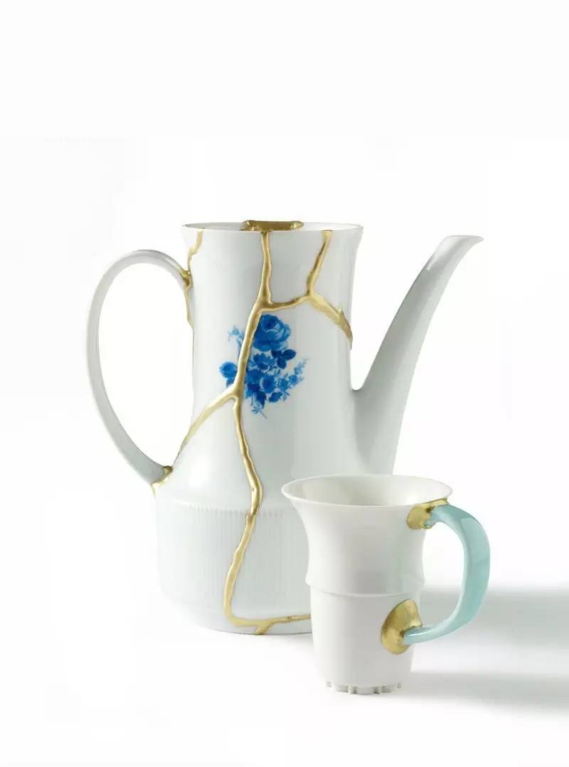 日本工艺之美,日本金缮匠人照片