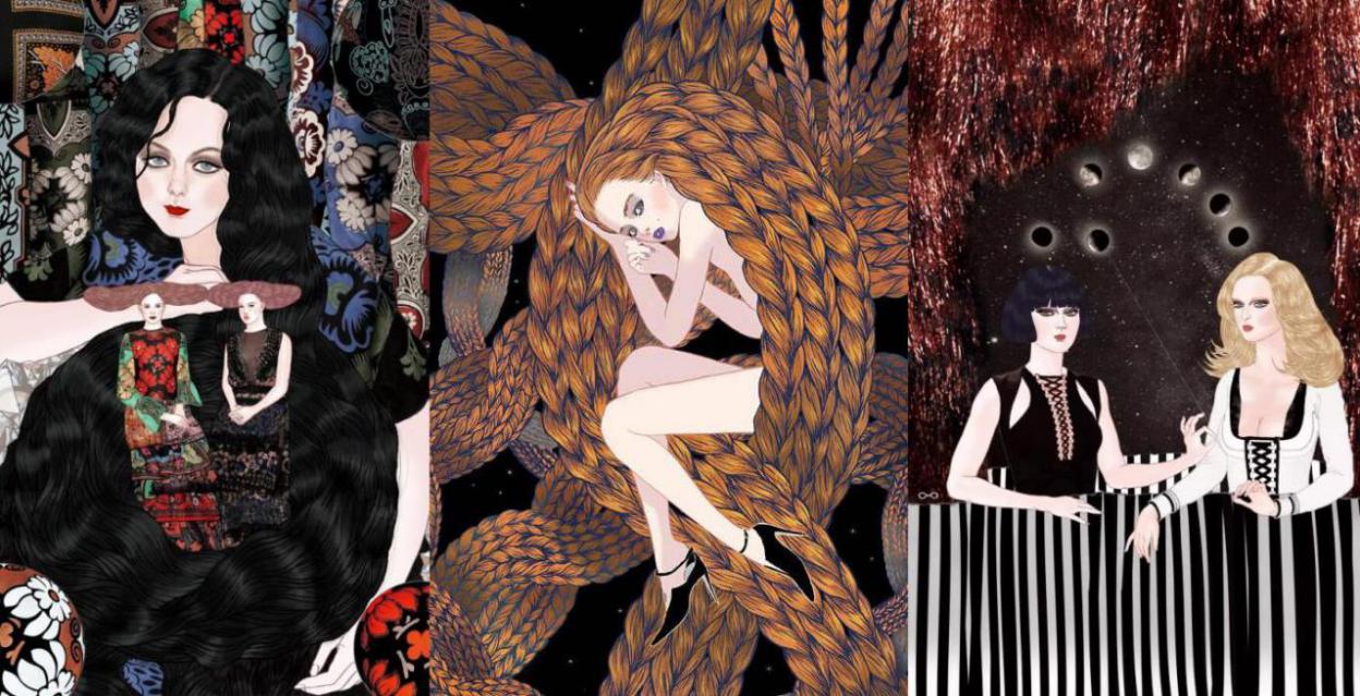 潮咖街拍图片,又是插画师又是摄影师的时尚街拍