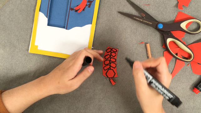 新年贺卡烟花,对小朋友的新年祝福贺卡