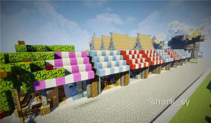 我的世界中世纪道路教程,我的世界中世纪村庄图