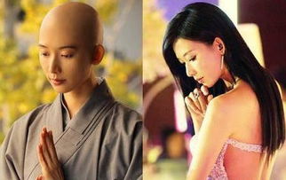 女明星没了刘海变好看了,女明星突然没头发了