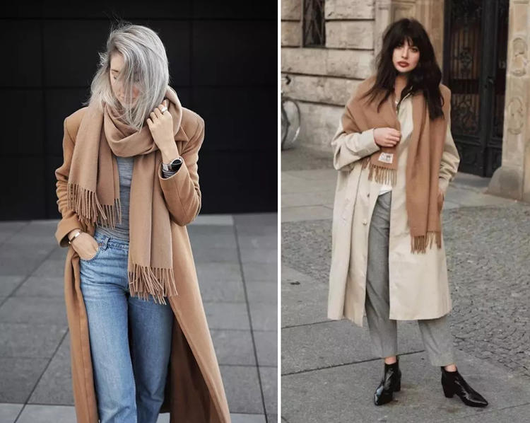 佛系着装真的很重要,森系穿搭围巾