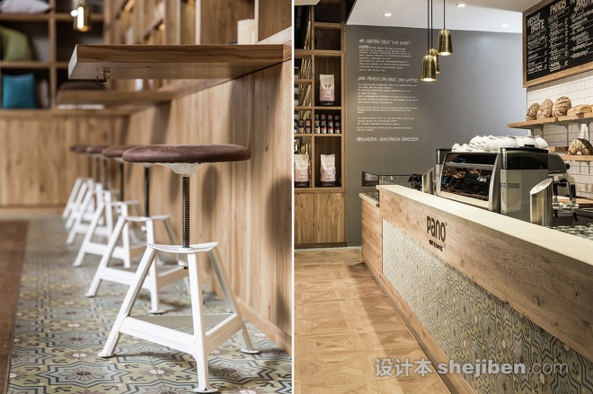 店铺极简风格设计,工装风门店设计效果图