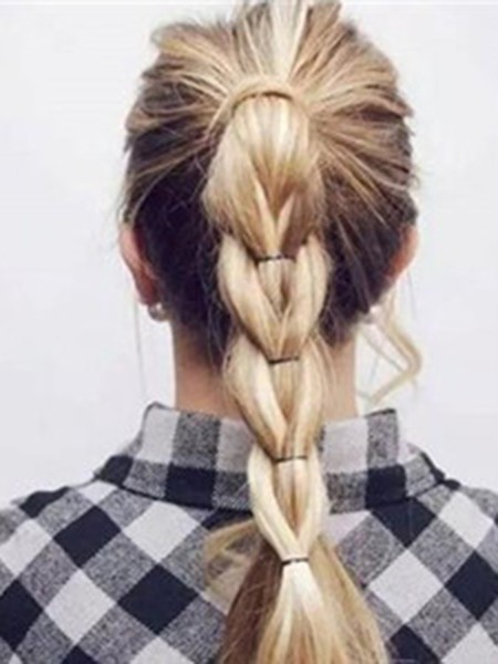 温柔风清新发型长发扎法,长发女生发型扎法学生简单又好看