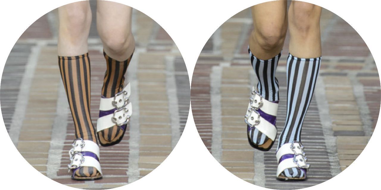 小熊袜怎么搭配好看,袜子小腿袜如何搭配好看