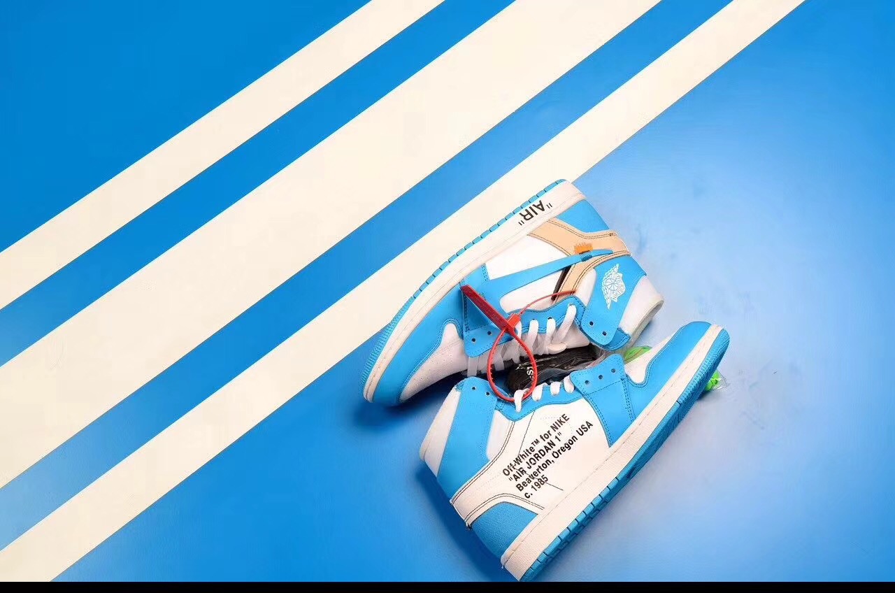 off-whitexaj1ow联名,offwhiteaj1北卡蓝价格