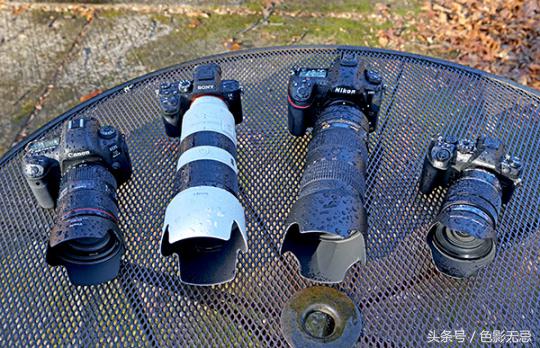 A7RIII、D850、5D4防滴溅能力到底如何？有人不惜代价做了测试