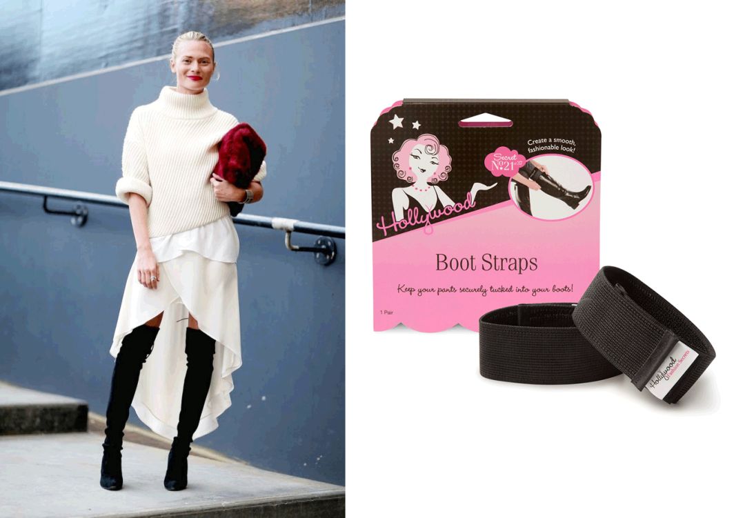 一招解决过膝靴掉筒问题,过膝皮靴掉筒怎么解决