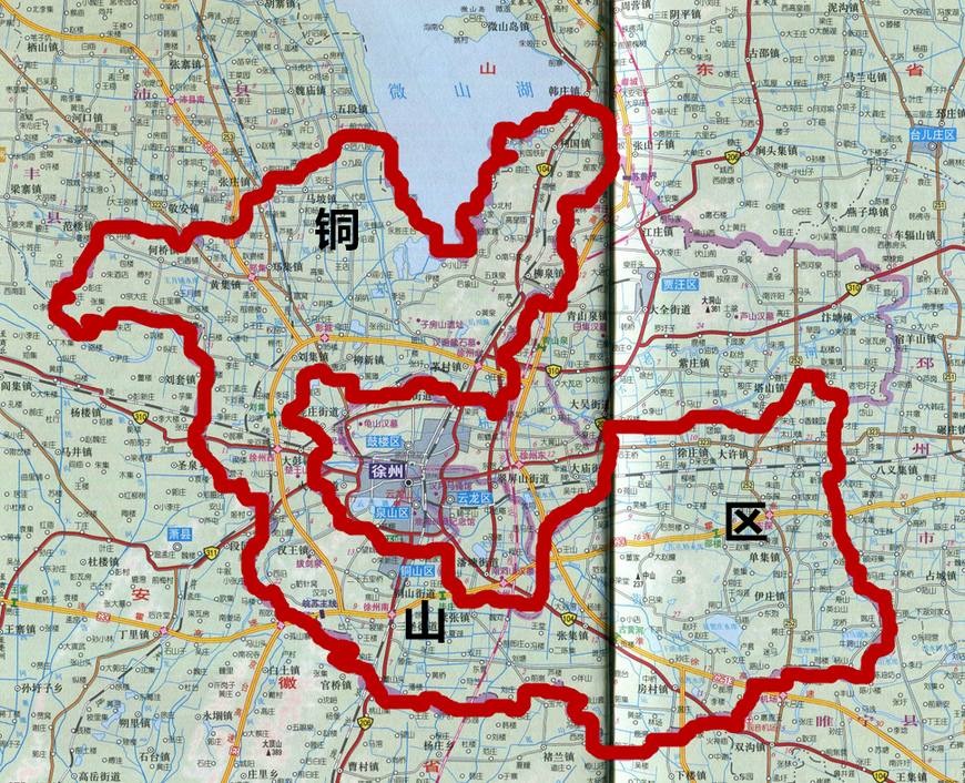 徐州市铜山区，人文底蕴深厚，中国百强区，今徐州曾为其城区