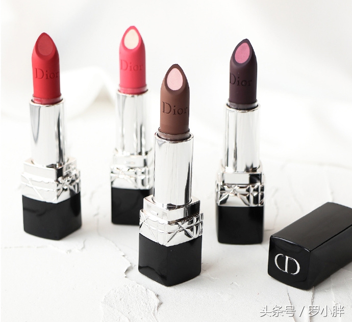 dior迪奥烈艳蓝金999试色图片,迪奥烈艳蓝金505真实试色