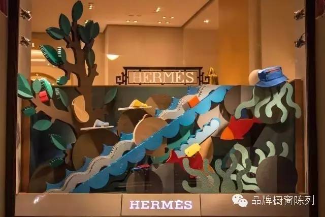 爱马仕橱窗||简单是艺术的底色！